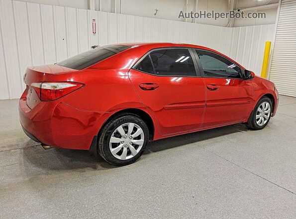 2T1BURHE1GC677401 2016 TOYOTA COROLLA Red Tył prawy