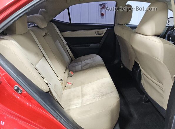 2T1BURHE1GC677401 2016 TOYOTA COROLLA Red 