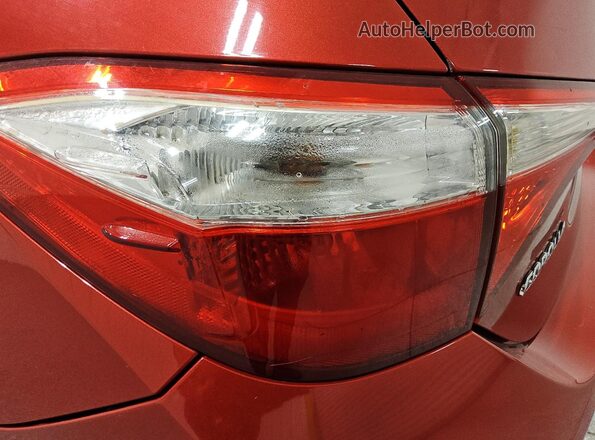 2T1BURHE1GC677401 2016 TOYOTA COROLLA Red 