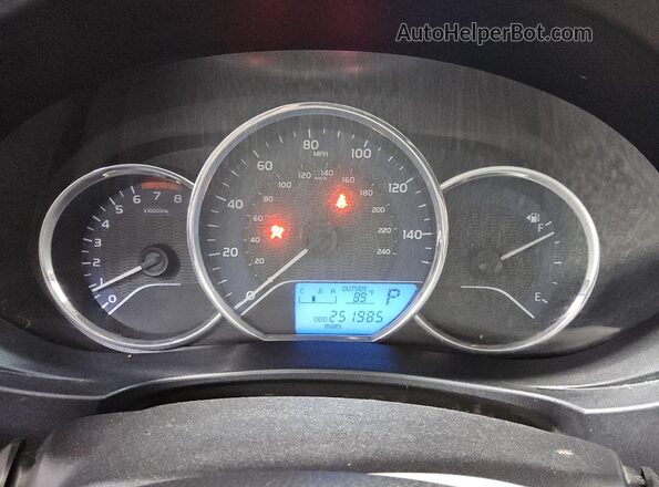 2T1BURHE1GC677401 2016 TOYOTA COROLLA Red 