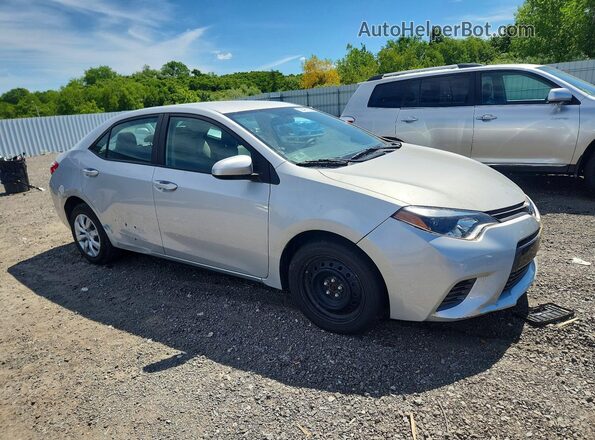 2T1BURHE1GC708372 2016 TOYOTA COROLLA Silver Առջևի աջ