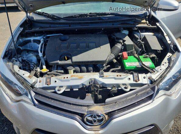 2T1BURHE1GC708372 2016 TOYOTA COROLLA Silver Սալոնի հետևի տեսք