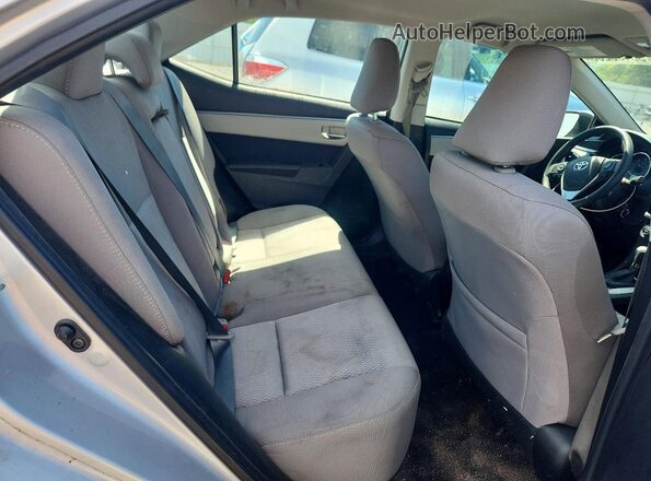2T1BURHE1GC708372 2016 TOYOTA COROLLA Silver Հետևի նստատեղերի տեսք