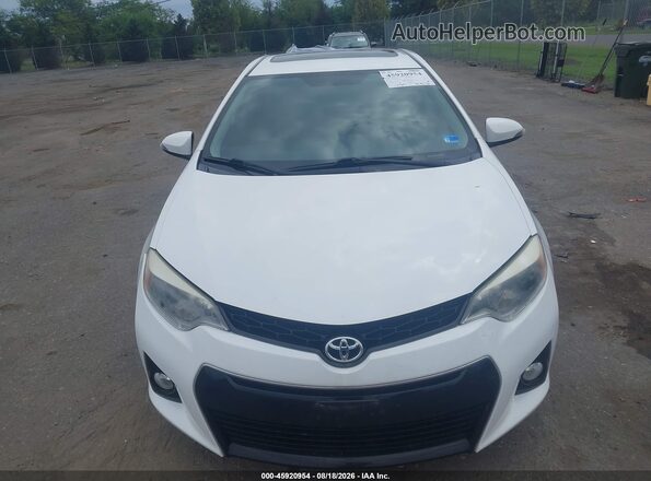 2T1BURHE1GC721445 2016 TOYOTA COROLLA White Սարքավորումների վահանակի տեսք