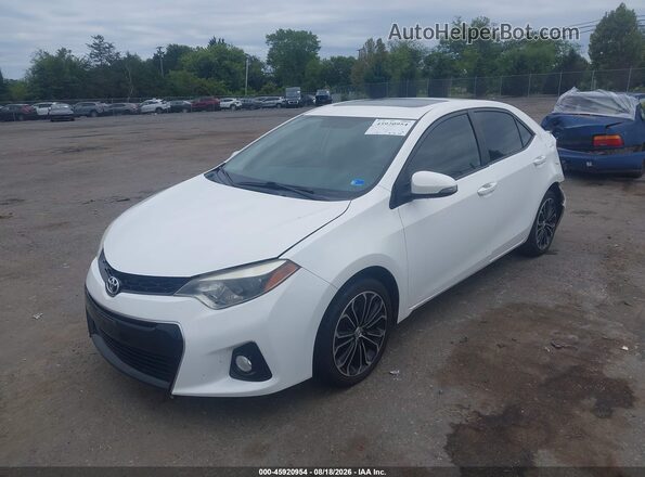 2T1BURHE1GC721445 2016 TOYOTA COROLLA White Առջևի ձախ երեք քառորդ տեսարան