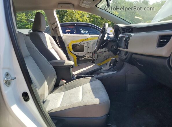 2T1BURHE1GC722238 2016 TOYOTA COROLLA White წინა პანელის ხედი