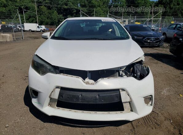 2T1BURHE1GC722238 2016 TOYOTA COROLLA White წინა ხედი