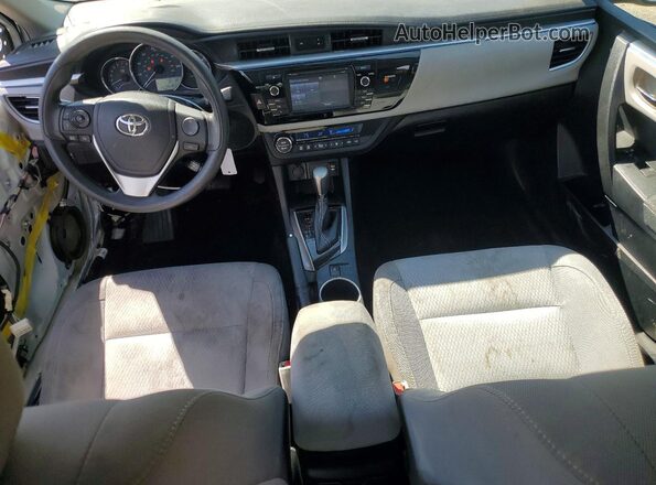 2T1BURHE1GC722238 2016 TOYOTA COROLLA White ხელსაწყოთა პანელის ხედი