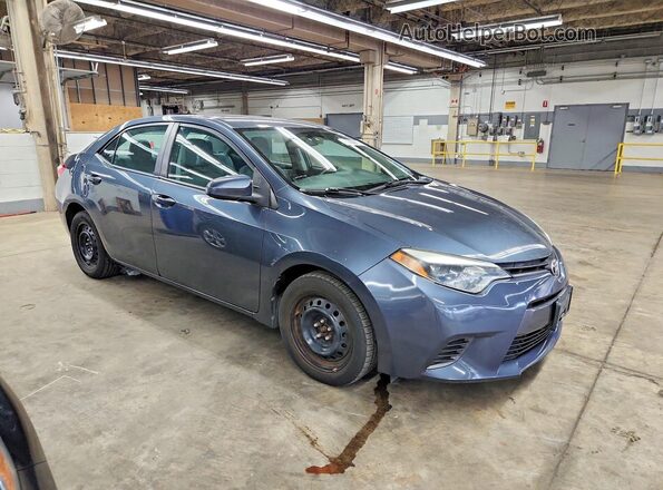 2T1BURHE1GC725527 2016 TOYOTA COROLLA Blue Առջևի աջ