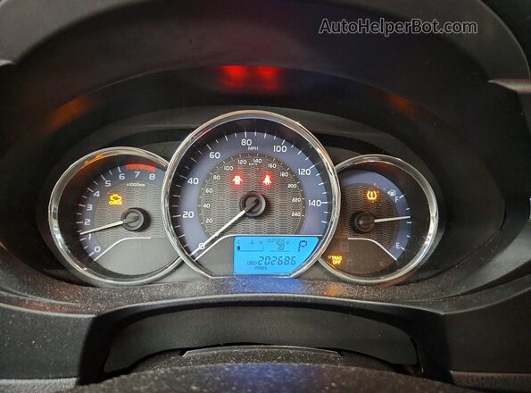 2T1BURHE1GC725527 2016 TOYOTA COROLLA Blue Սարքավորումների վահանակի տեսք