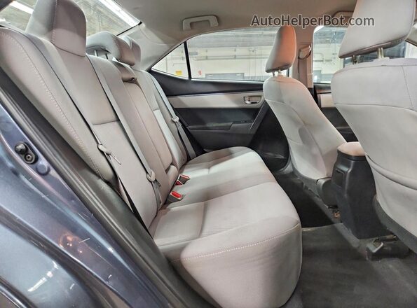 2T1BURHE1GC725527 2016 TOYOTA COROLLA Blue Հետևի նստատեղերի տեսք