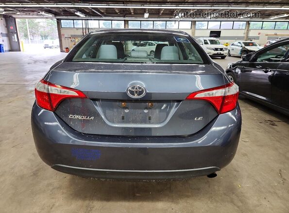 2T1BURHE1GC725527 2016 TOYOTA COROLLA Blue Հետևի տեսք