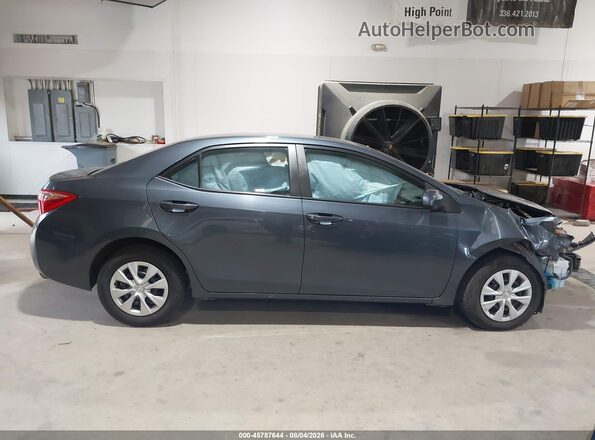 2T1BURHE1HC749327 2017 TOYOTA COROLLA Gray Вид задньої частини салону