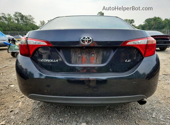2T1BURHE1HC787544 2017 TOYOTA COROLLA Black Հետևի տեսք