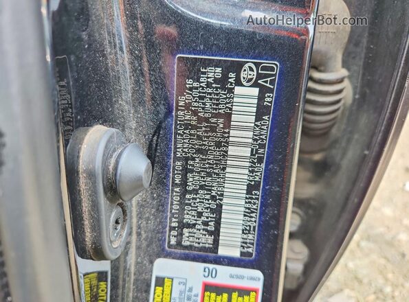 2T1BURHE1HC787544 2017 TOYOTA COROLLA Black Շարժիչի բաժամունքի տեսք
