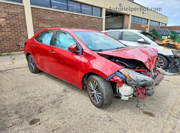 2T1BURHE1HC788046 2017 TOYOTA COROLLA Red Передня права чверть