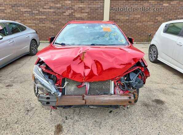 2T1BURHE1HC788046 2017 TOYOTA COROLLA Red Вид спереду