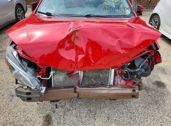 2T1BURHE1HC788046 2017 TOYOTA COROLLA Red Вид задньої частини салону