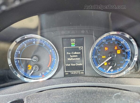 2T1BURHE1HC802091 2017 TOYOTA COROLLA Blue Instrument cluster view