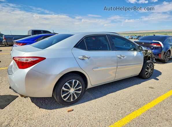 2T1BURHE1HC834037 2017 TOYOTA COROLLA Silver Rear right
