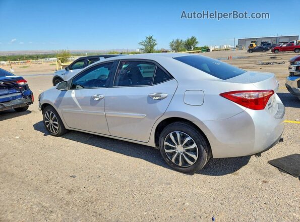 2T1BURHE1HC834037 2017 TOYOTA COROLLA Silver Rear left