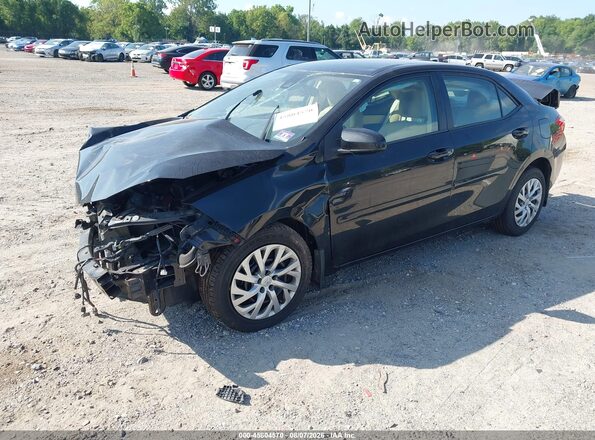 2T1BURHE1HC847547 2017 TOYOTA COROLLA Black წინა მარცხენა ხედი სამი მეოთხედიდან