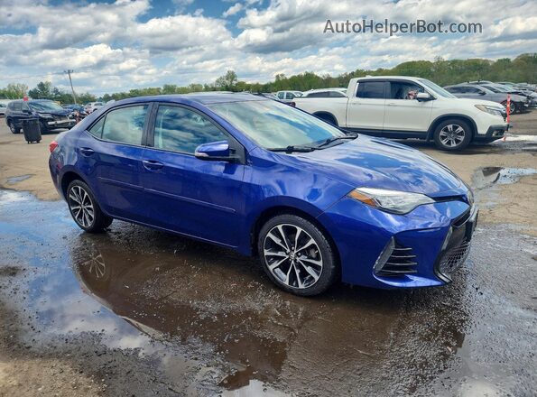 2T1BURHE1HC864056 2017 TOYOTA COROLLA Blue Front right