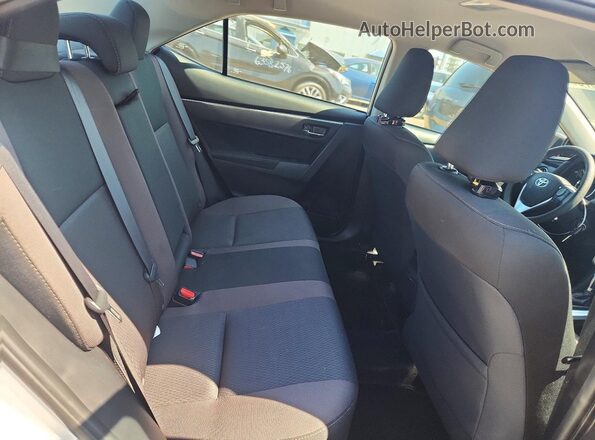 2T1BURHE1HC870875 2017 TOYOTA COROLLA Silver Rear seats view