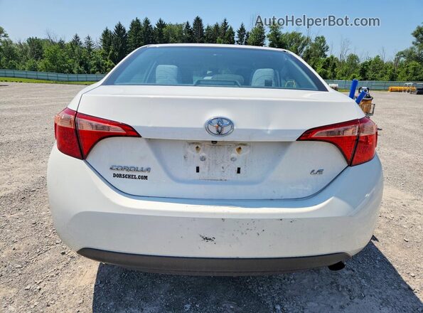 2T1BURHE1HC900280 2017 TOYOTA COROLLA White Հետևի տեսք