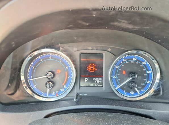 2T1BURHE1HC900280 2017 TOYOTA COROLLA White Սարքավորումների վահանակի տեսք