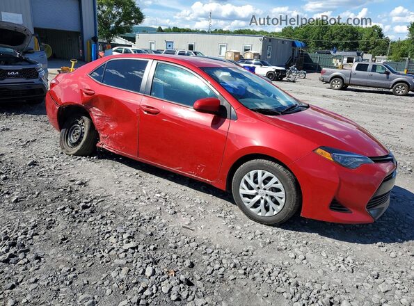 2T1BURHE1HC906919 2017 TOYOTA COROLLA Red Przód prawy