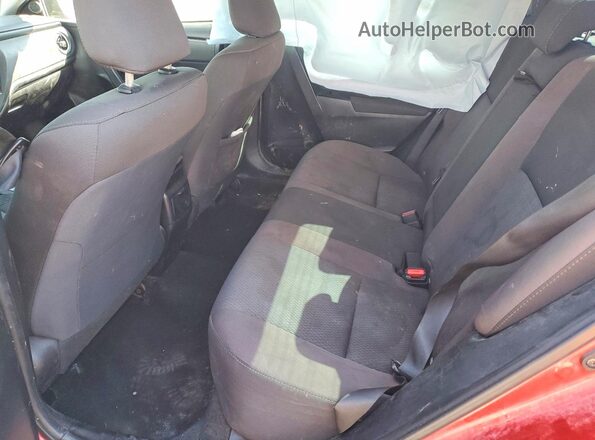2T1BURHE1HC906919 2017 TOYOTA COROLLA Red Widok tylnych siedzeń