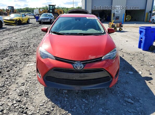 2T1BURHE1HC906919 2017 TOYOTA COROLLA Red Widok z przodu