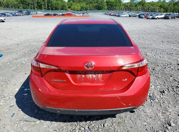 2T1BURHE1HC906919 2017 TOYOTA COROLLA Red Widok z tyłu