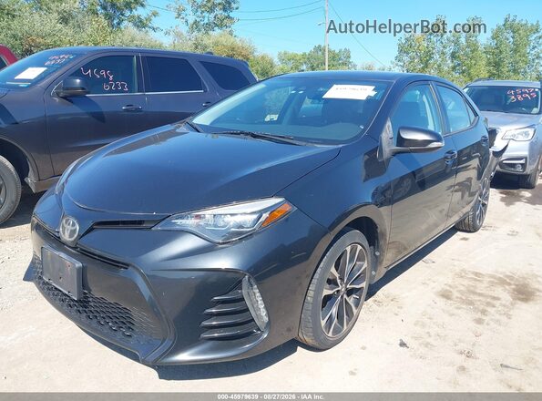 2T1BURHE1HC911411 2017 TOYOTA COROLLA Black Przód lewy