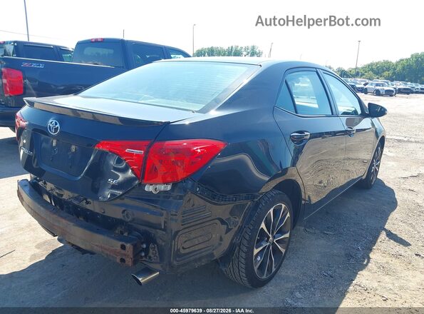 2T1BURHE1HC911411 2017 TOYOTA COROLLA Black Tył prawy