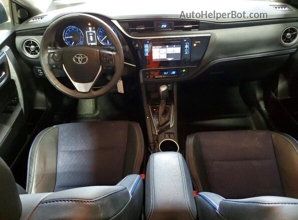 2T1BURHE1HC915197 2017 TOYOTA COROLLA Black წინა პანელის ხედი