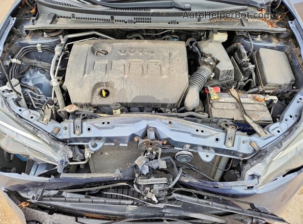 2T1BURHE1HC930251 2017 TOYOTA COROLLA Синий Вид задней части салона