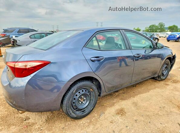 2T1BURHE1HC930251 2017 TOYOTA COROLLA Синий Задняя правая четверть