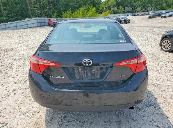 2T1BURHE1HC958177 2017 TOYOTA COROLLA Black Rear view