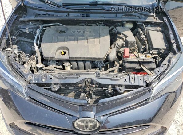 2T1BURHE1HC958177 2017 TOYOTA COROLLA Black Rear interior view