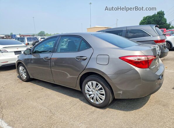2T1BURHE1JC006639 2018 TOYOTA COROLLA Серый Задняя левая четверть