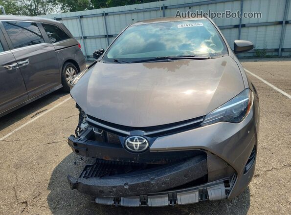 2T1BURHE1JC006639 2018 TOYOTA COROLLA Серый Вид спереди