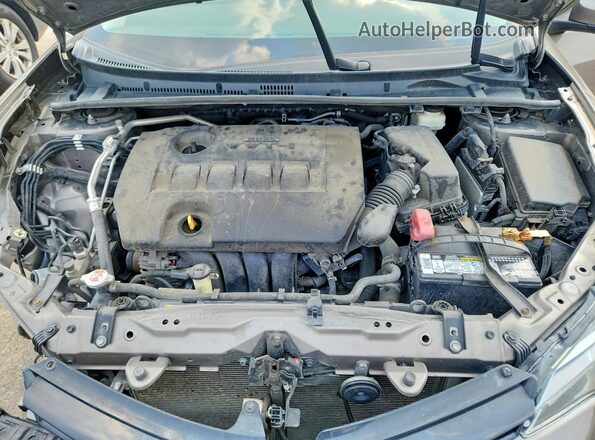 2T1BURHE1JC006639 2018 TOYOTA COROLLA Серый Вид задней части салона