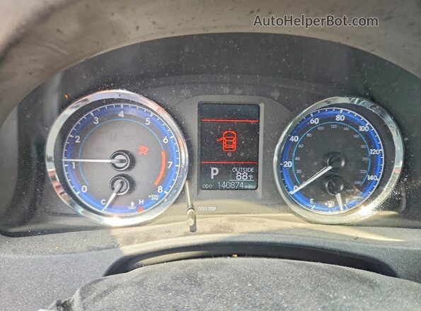 2T1BURHE1JC006639 2018 TOYOTA COROLLA Серый Вид щитка приборов
