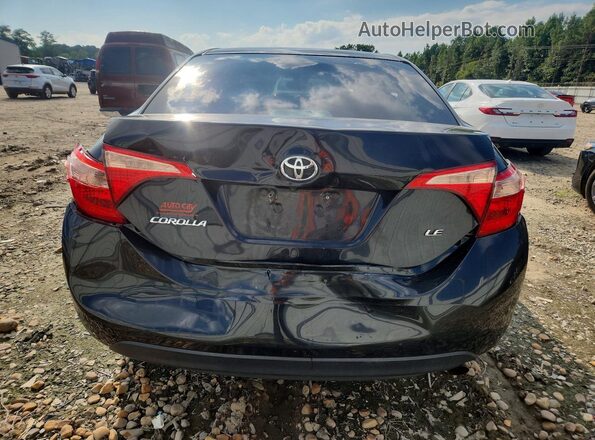 2T1BURHE1JC016233 2018 TOYOTA COROLLA Black Հետևի տեսք