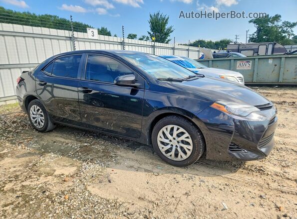 2T1BURHE1JC016233 2018 TOYOTA COROLLA Black Առջևի աջ