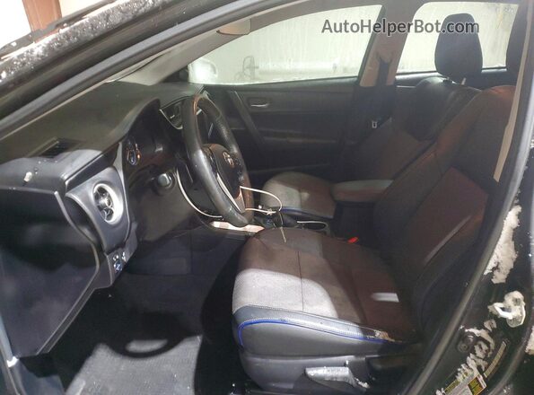 2T1BURHE1JC019469 2018 TOYOTA COROLLA Black Front interior view