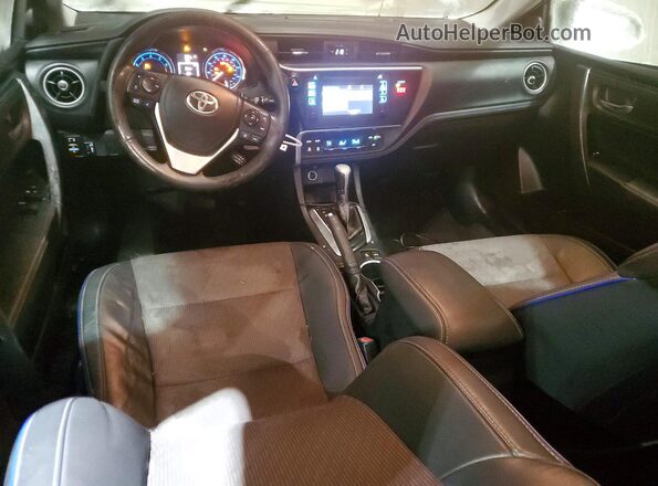 2T1BURHE1JC019469 2018 TOYOTA COROLLA Black Dashboard view