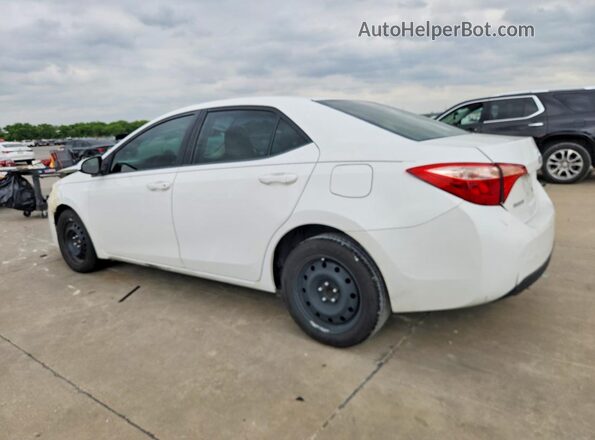 2T1BURHE1JC020413 2018 TOYOTA COROLLA White Հետևի ձախ